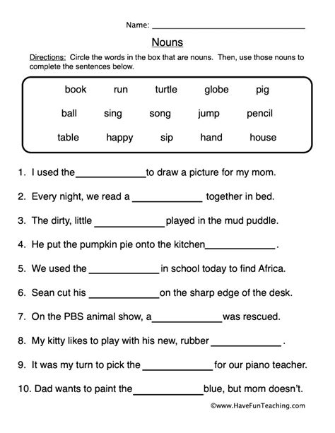 5 Fill in the blanks .